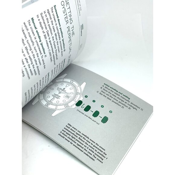 Authentic Rolex Oyster Perpetual Submariner Date 2020 Green Booklet Manual - Picture 5 of 14